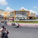 Chau Doc - Straßenvekhr im Zentraum
