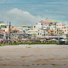 Chau Doc Vietnam am Bassac River