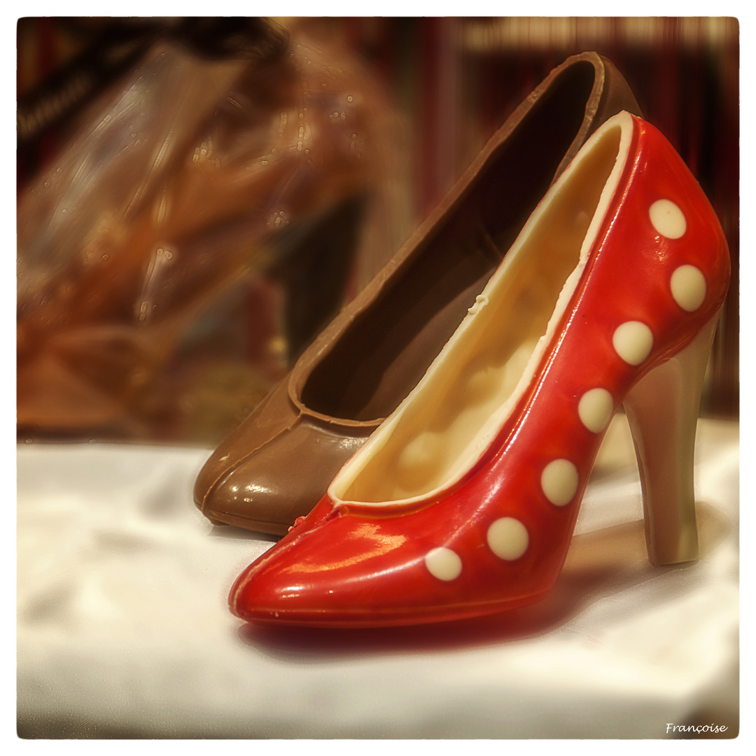 Chaussures en chocolat