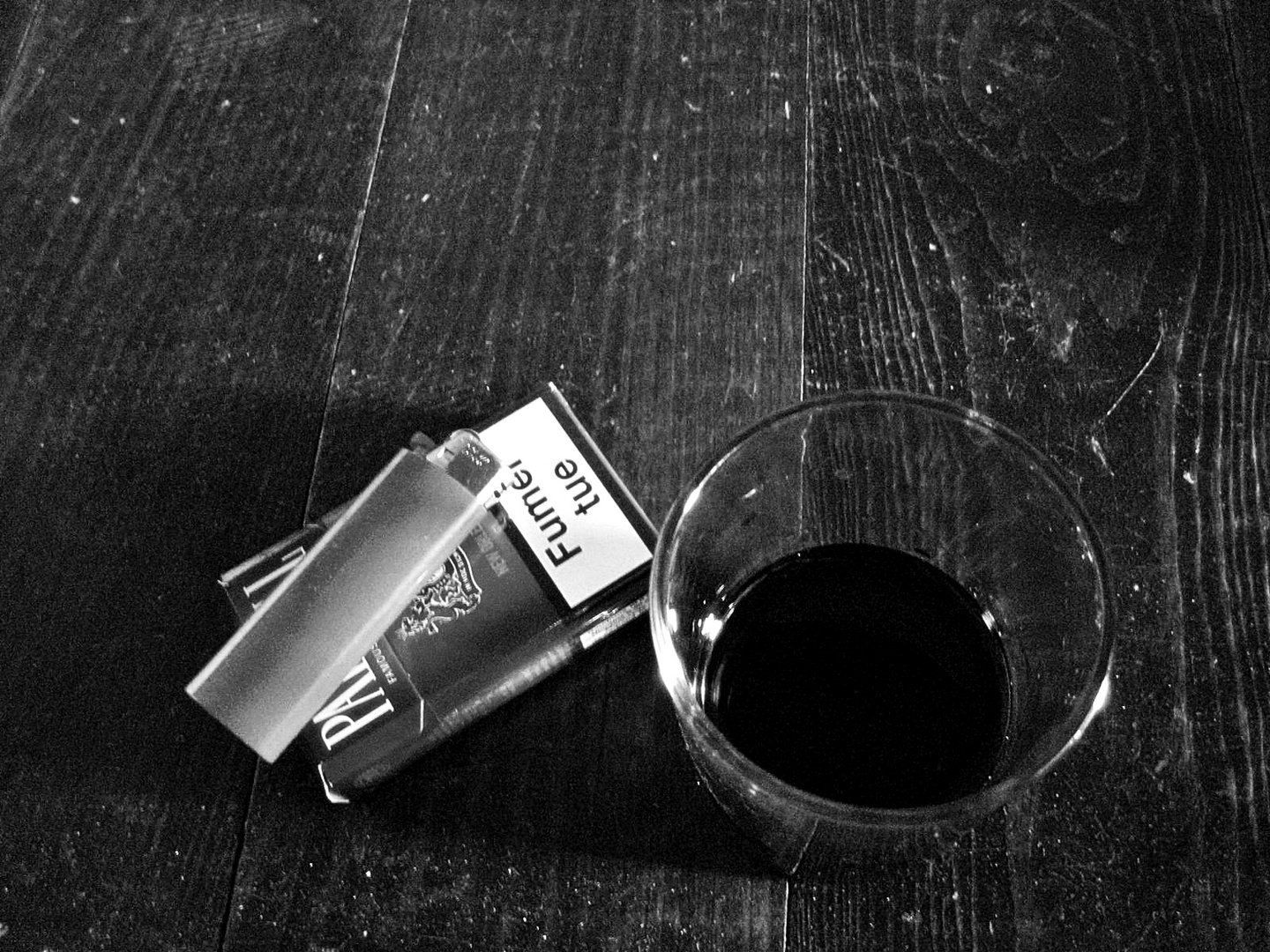 cheap wine and cigarette.. my ruin