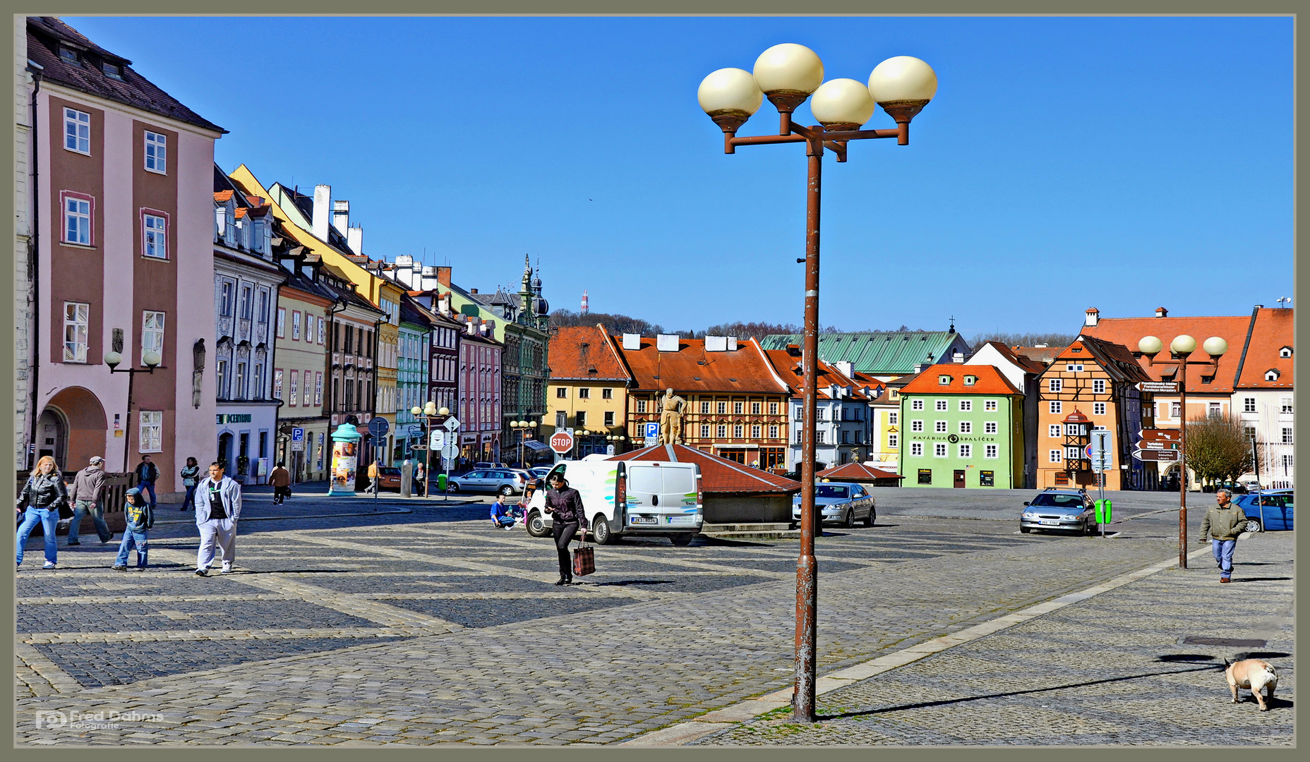 Cheb Marktplatz, Tschechien