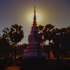 Chedi in the sunset light