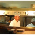 Chef at work at the More Café in Dubai