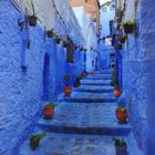 Chefchaouen Marokko-Gasse