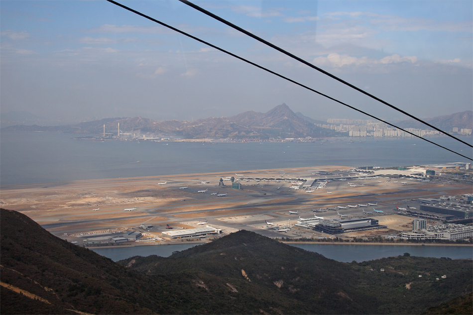 Chek Lap Kok from above