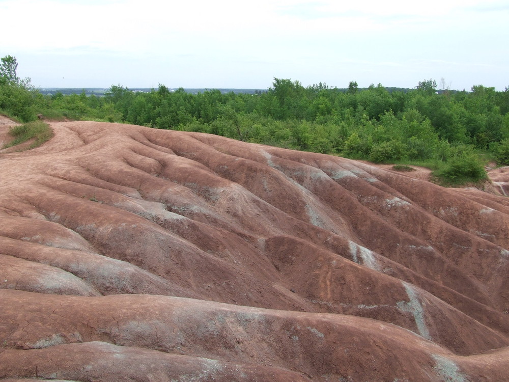 Cheltenham Badlands entlang vom Bruce Trail