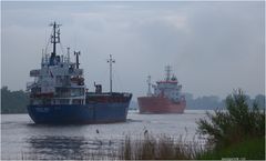 Chemical Tanker TARCO SEA on KIEL - Canal, Germany.