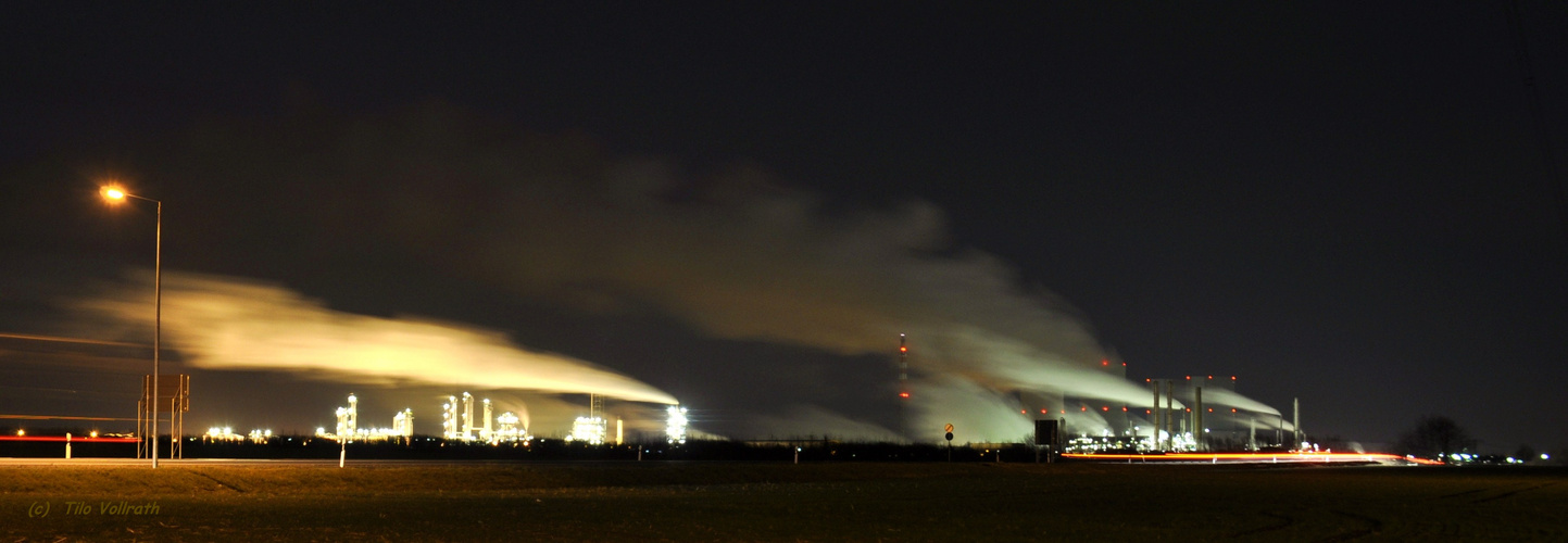 Chemie Anlage Böhlen und Kraftwerk Lippendorf