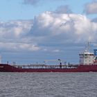 Chemie-Tanker Orasund (DK) auf der Aussenelbe vor Cuxhaven