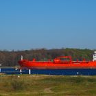 Chemikalientanker "Sten Fjell" an der Friedrichsorter Enge