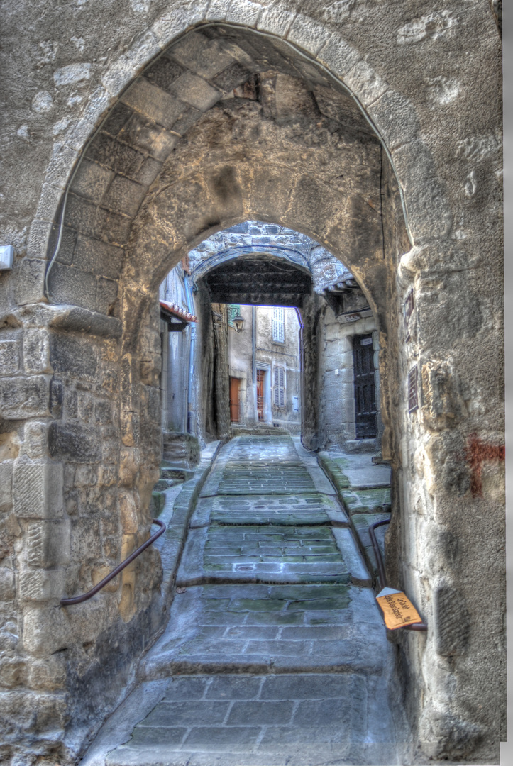 Chemin de pierres HDR