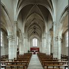 CHEMINOT, Église paroissiale Saint-Maurice, Ansicht des Innenraums von WSW