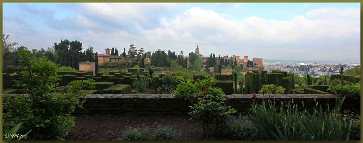 CHEMINS D'ANDALOUSIE - jardins de l'Alhambra