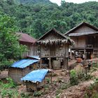 CHEMINS DU LAOS - Village khamu ,Ban Bouamsom