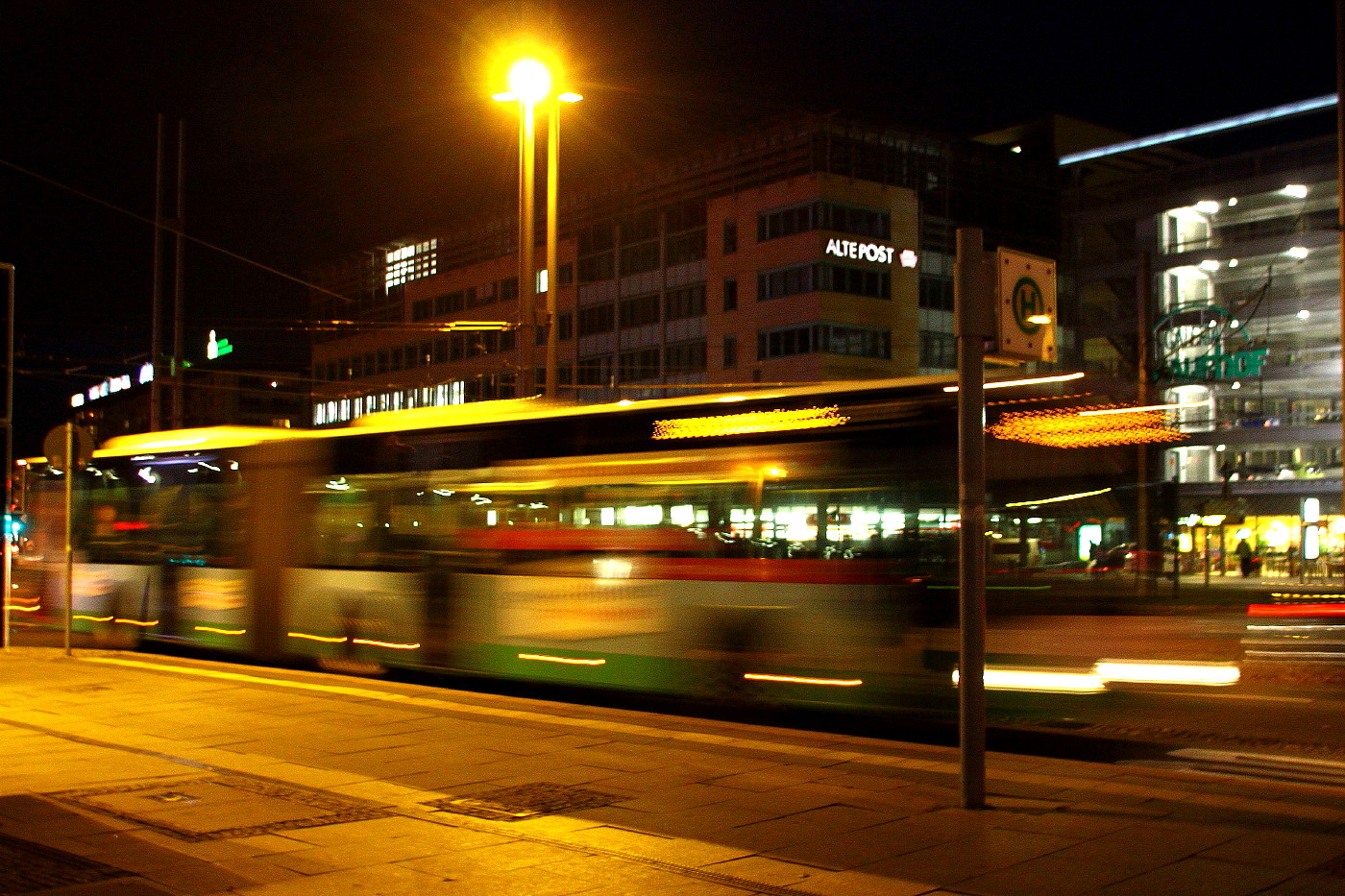 Chemnitz bei Nacht