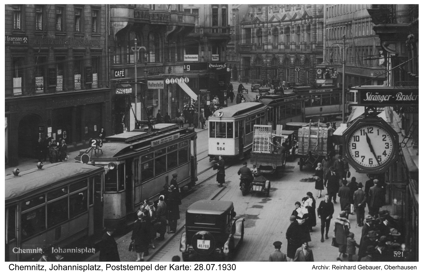 Chemnitz, Johannisplatz, 1930