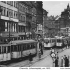 Chemnitz, Johannisplatz, um 1930