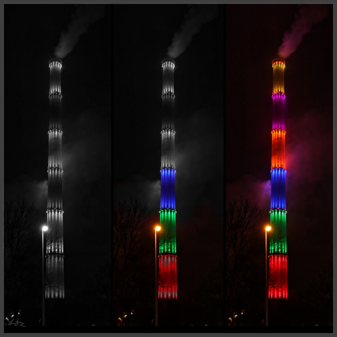 Chemnitz KRAFTWERK. Colors of the Night