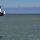 Chenal d'accès au port de St Valéry en Caux