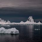 Chenal Grandidier, Antarctique, vue depuis Le Diamant.