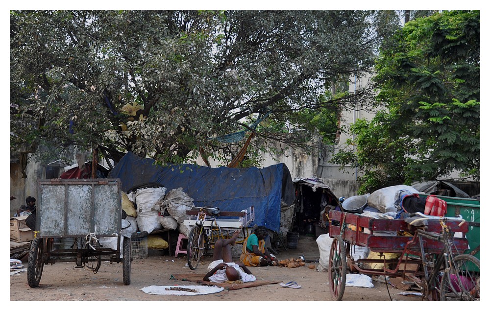 Chennai -Ruhende Männer -2