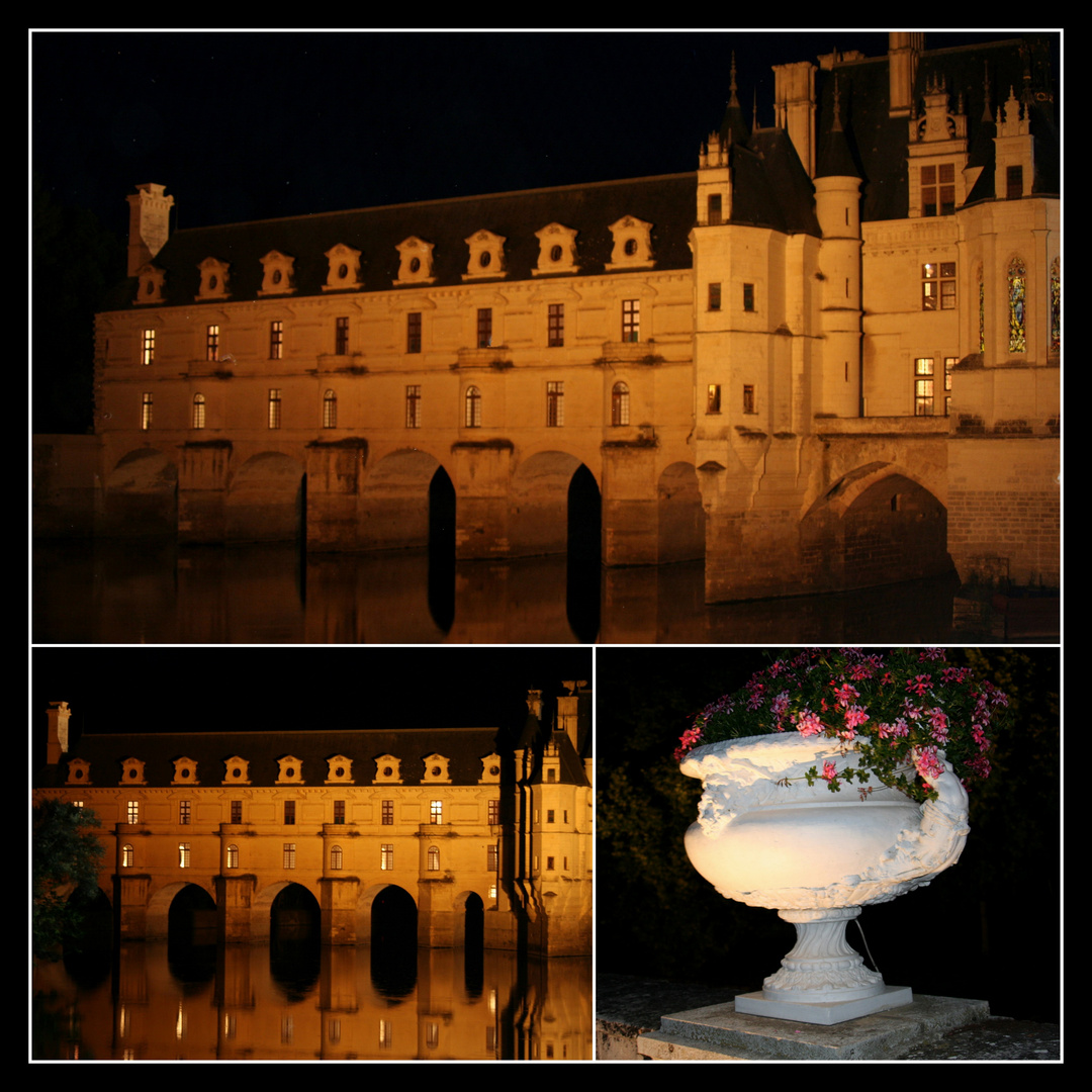 Chenonceau bei Nacht