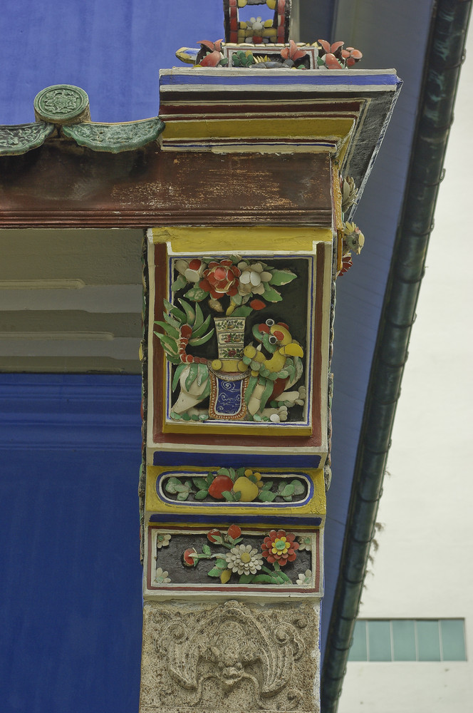 Cheong Fatt Tze Mansion, Fassaden-Detail