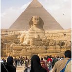 Chephren Pyramide und Sphinx
