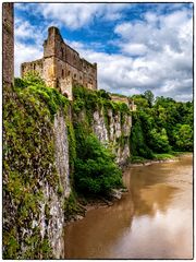 Chepstow Castle am River Wye