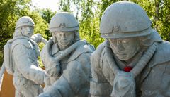 Chernobyl Village - Monument "Those who saved the world"