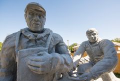 Chernobyl Village - Monument "Those who saved the world"