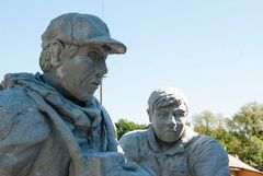 Chernobyl Village - Monument "Those who saved the world"