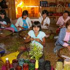 Cheroot-Zigarren-Manufaktur in Myanmar