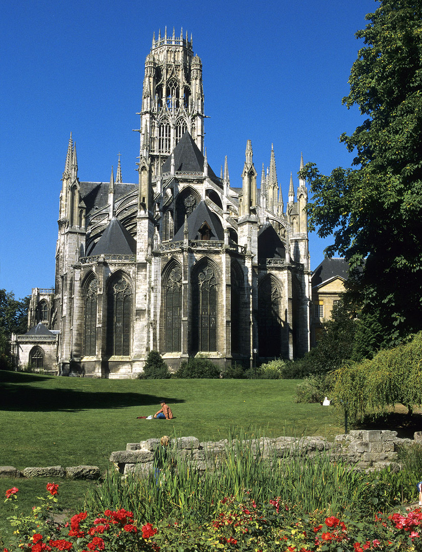 Chevet de l'église St-Ouen de Rouen