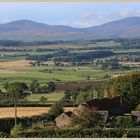 cheviot hills from old lyham Northumberland