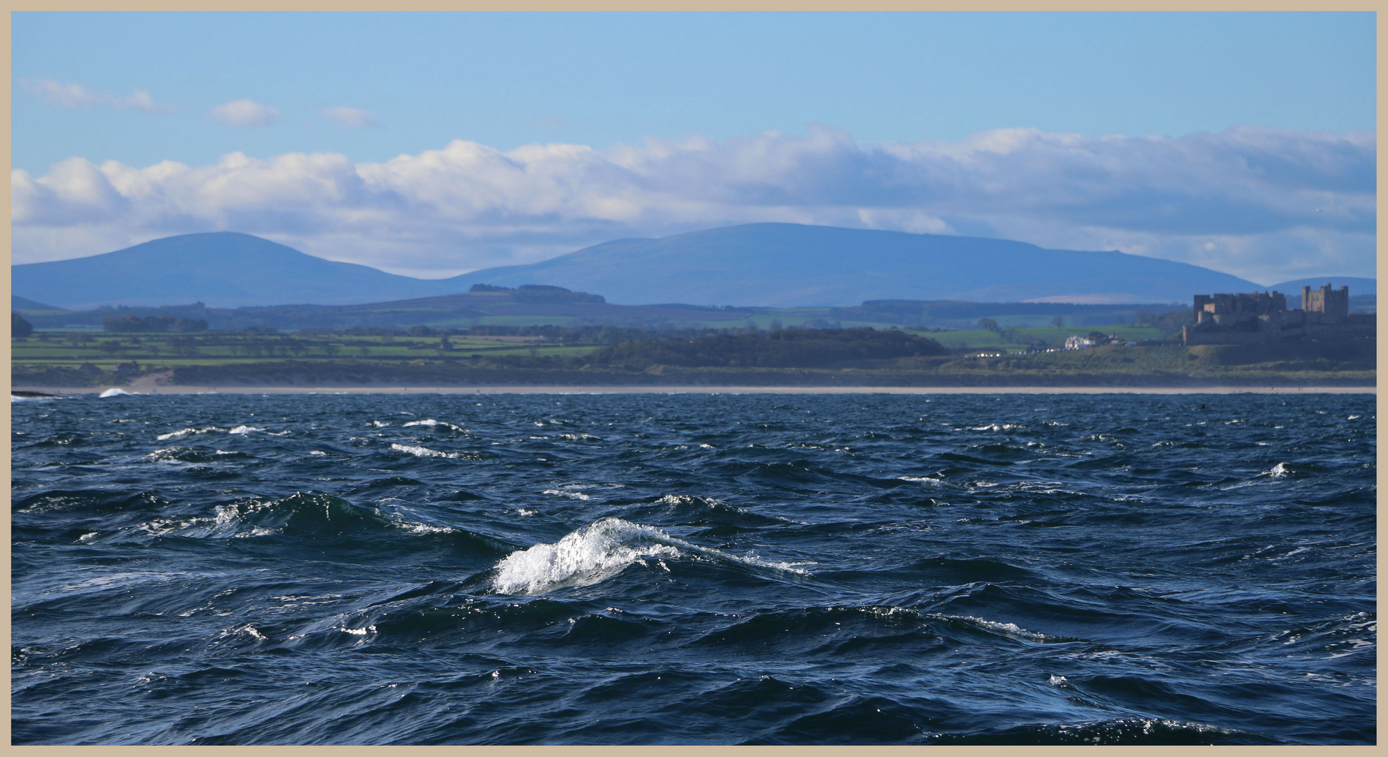 cheviot hills from the sea