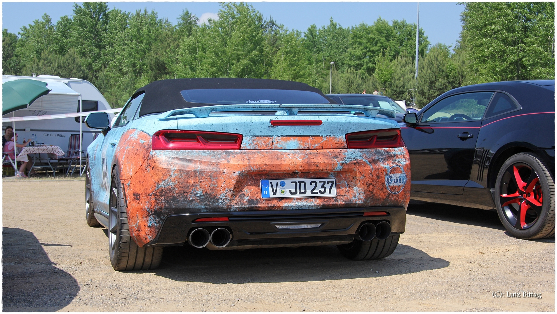 Chevrolet Camaro im Gulf-Kleid (3)