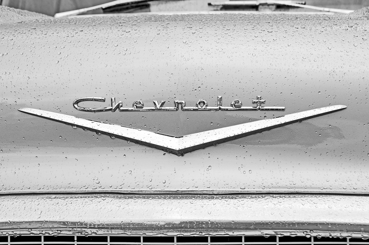 Chevrolet im Regen