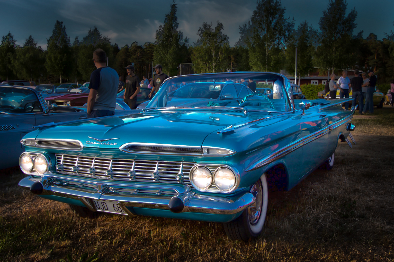 Chevrolet Impala Cabrio in Leksand (Schweden).