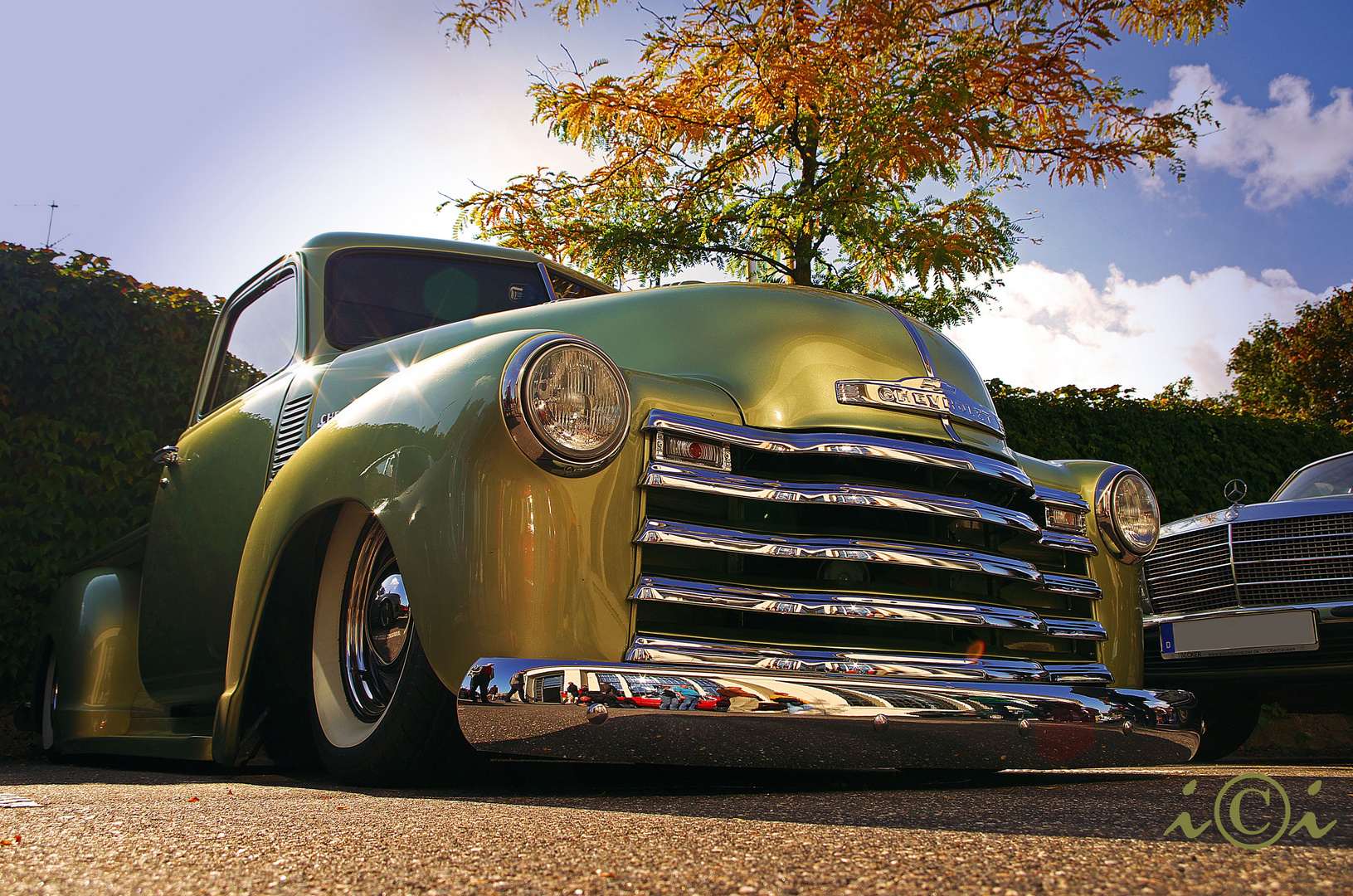 Chevy Pickup..............down low..........