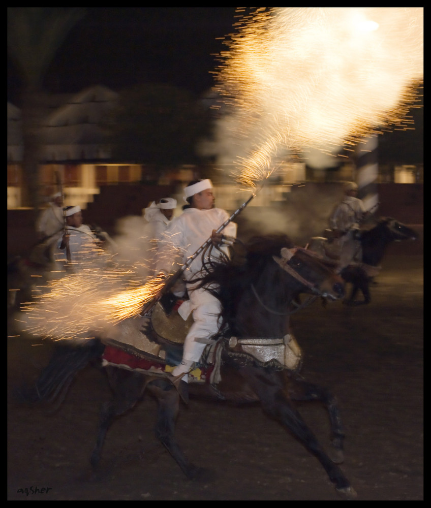 Chez Ali Berber horse charge