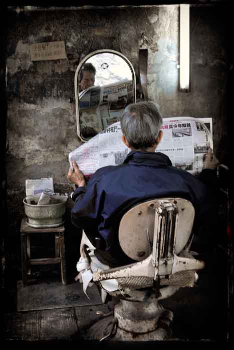 chez le coiffeur