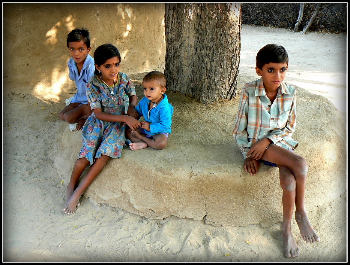 Chez les Bichnoïs ( tribu du Nord Rajasthan ) 