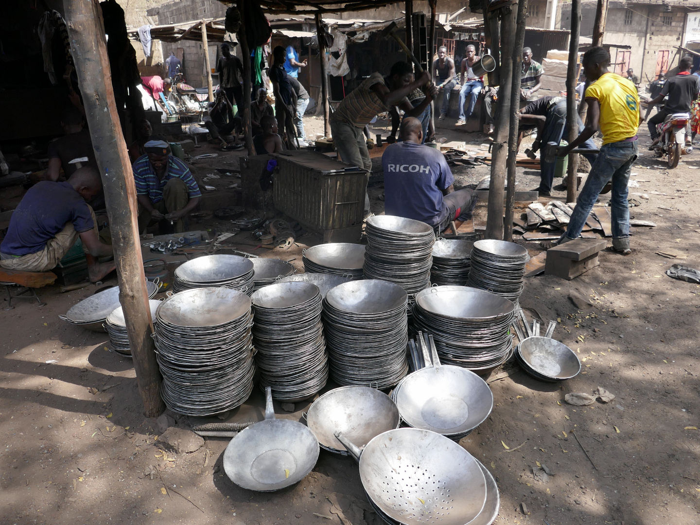 chez les ferrailleurs de Bamako