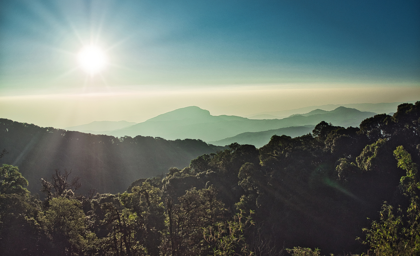 Chiang Mai im Morgendunst