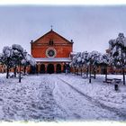 Chiaravalle (AN) Abbazia Santa Maria in Castagnola - nevicata del 04.02.2012
