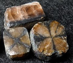 Chiastolith (Kreuzstein) aus Russland