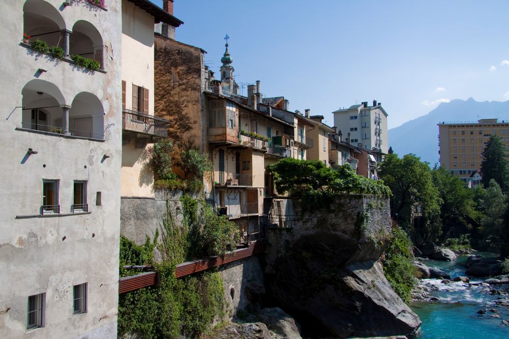 Chiavenna Italien