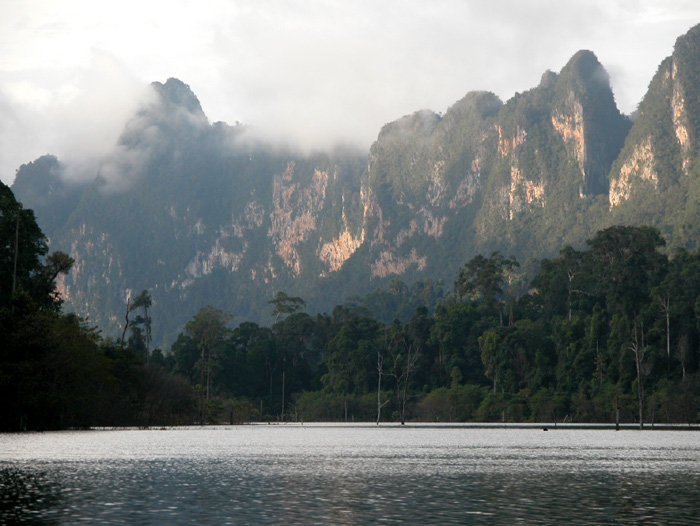 Chiaw Lan lake, Suratthani Province, Thailand