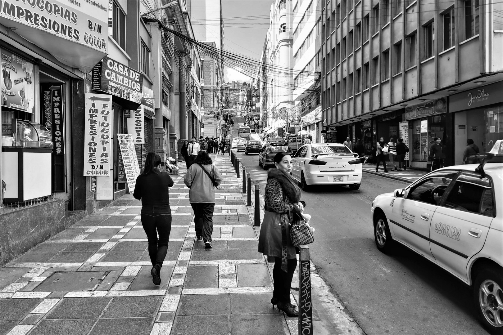 Chica latina on the Street